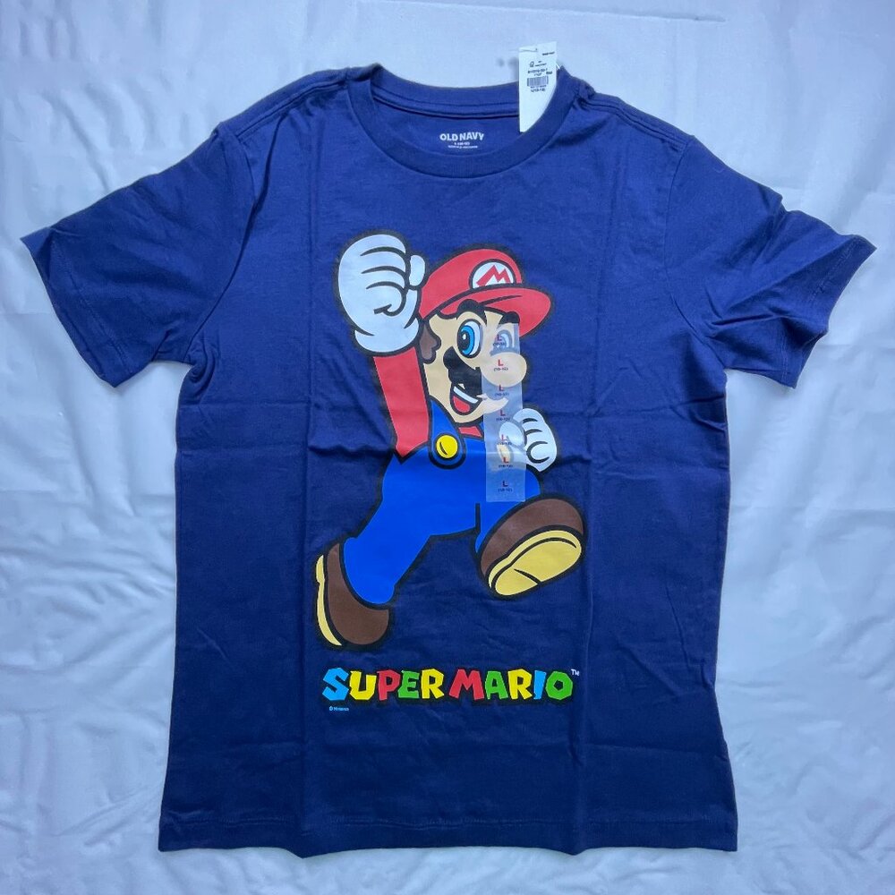 NWT Old Navy Super Mario Boy's T-shirt Size L (10-12)